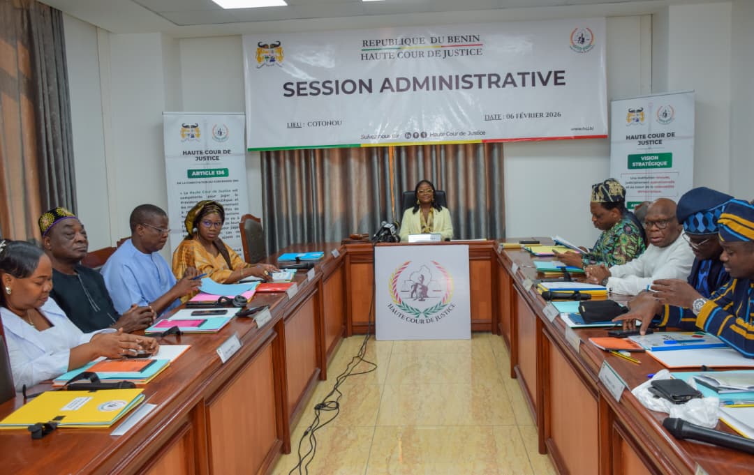 Haute Cour de Justice : Tenue de la première Session administrative au titre de l’année 2026