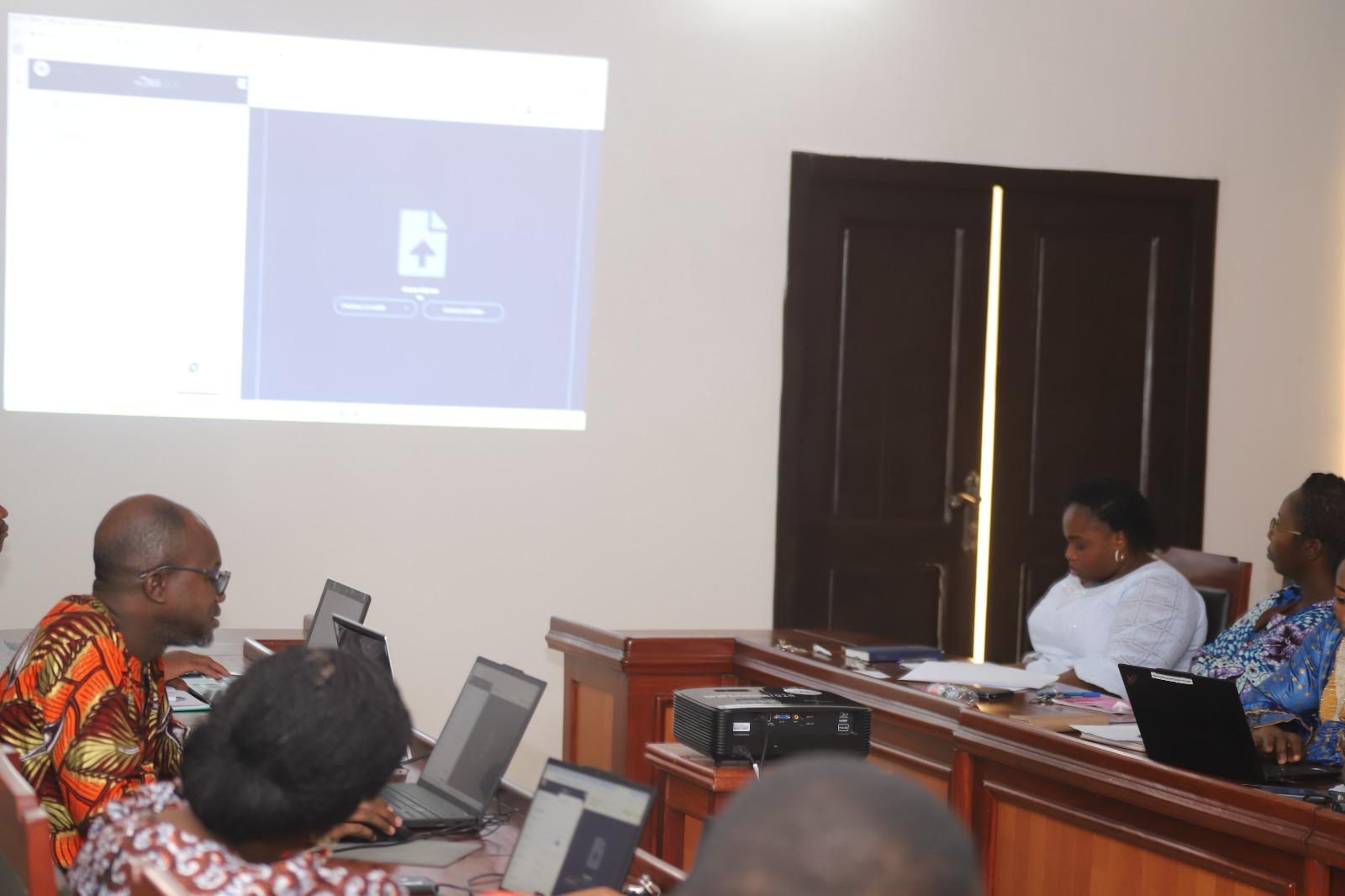 Renforcement des capacités : le personnel de la Haute Cour de Justice formé à la Gestion Électronique du Courrier (GEC)