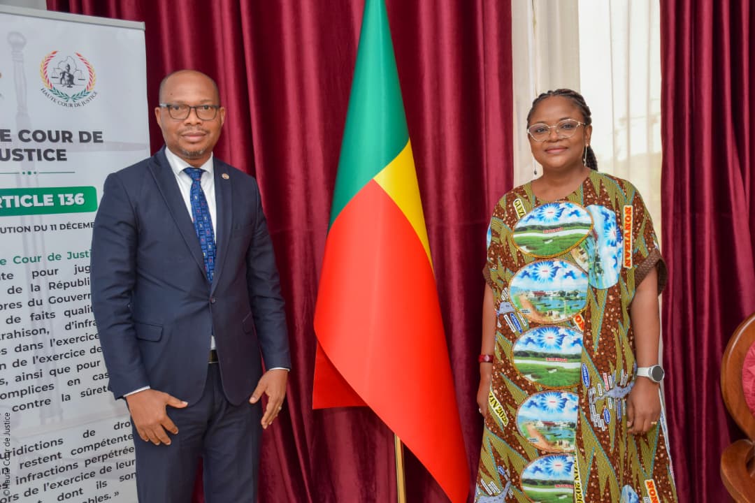 Audience à la Haute Cour de Justice : la JEC présente son projet de Jubilé à la Présidente Dandi Gnamou