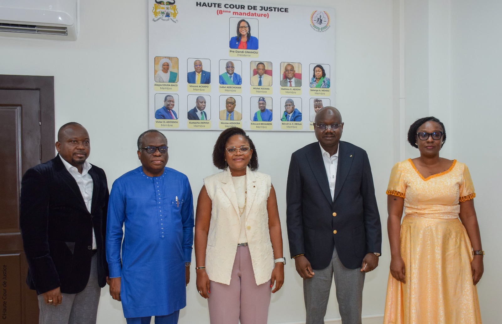 Justice et Droits de l’Homme : Pre Dandi Gnamou reçoit une délégation de la CBDH
