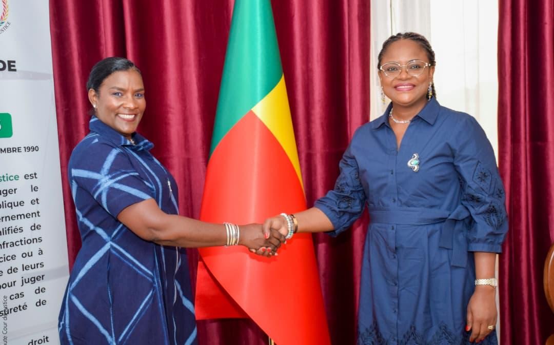 Audience à la Haute Cour de Justice : la Présidente Dandi GNAMOU échange avec l’agence « Retour Gagnant Bénin » sur les enjeux du retour des afro-descendants au Bénin