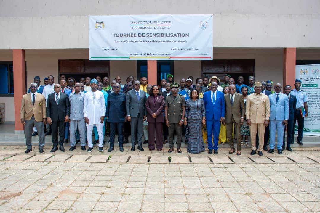 Moralisation de la vie publique : la Haute Cour de Justice à la rencontre des autorités locales à Abomey